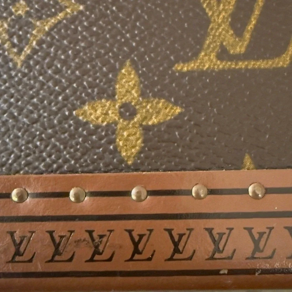 Rare Vintage Louis Vuitton Super President Luggage Monogram Made in France‎